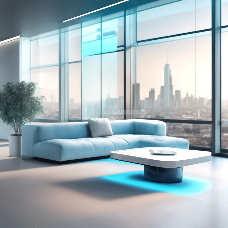 Smartes Wohnzimmer mit KI-Steuerung